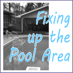 Fixing up the Pool Area - Garies Girl