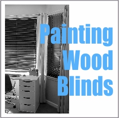 Painting Wooden Blinds