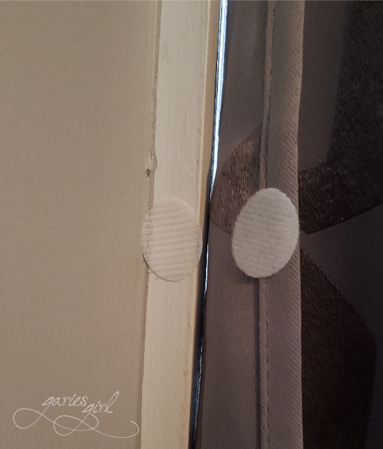 Velcro Ovals on Curtains