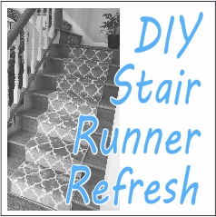 DIY Stair Runner Refresh