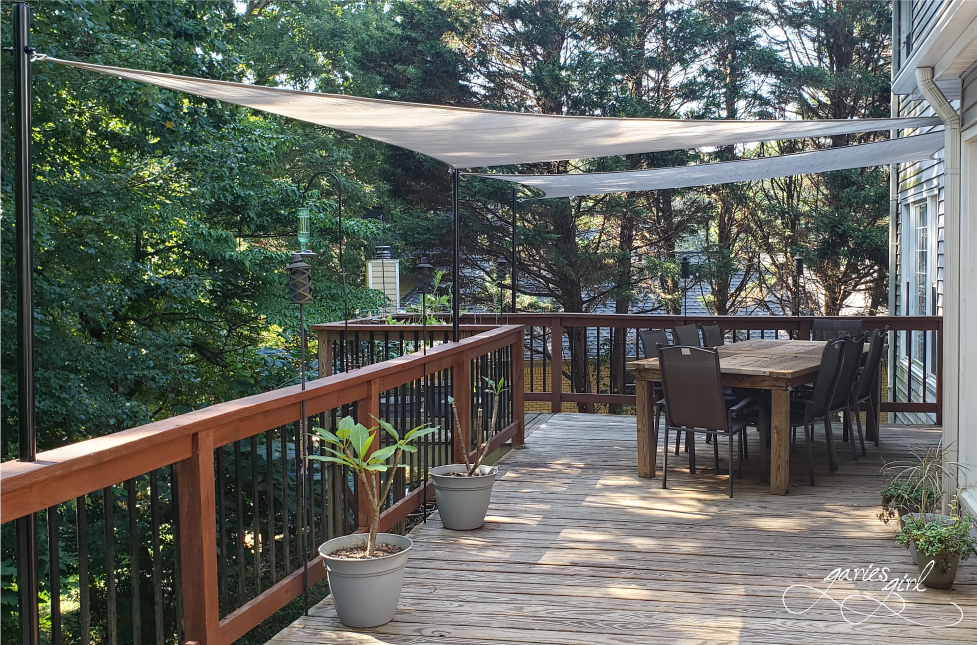 Shade Sail Installation - GariesGirl