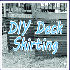 DIY Deck Skirting - Garies Girl