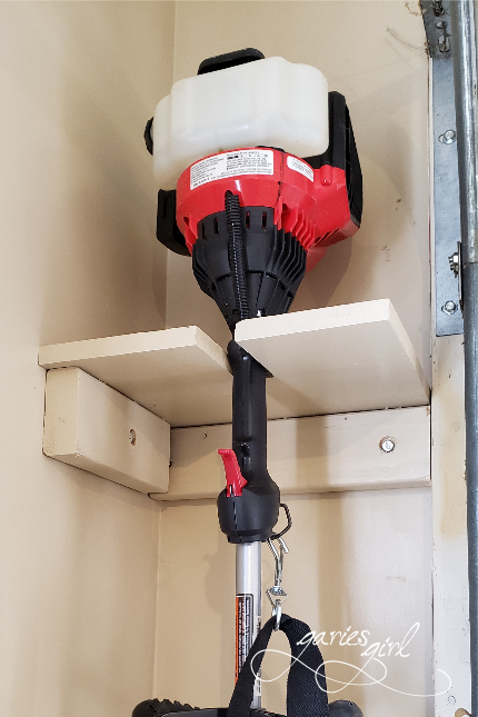 Garage Project - Edge Trimmer Shelf - Garies Girl