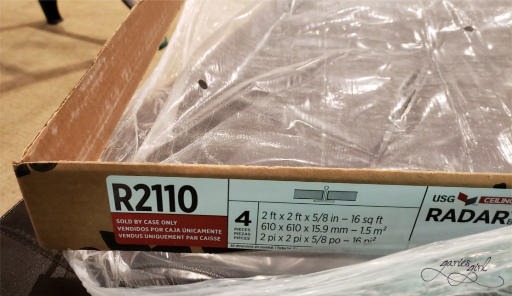 Basement Ceiling Tiles - Garies Girl