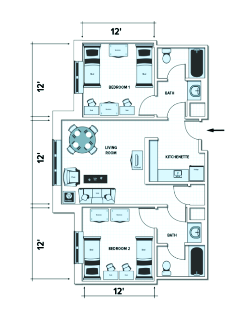 Kennedy Hall Floorplan - Garies Girl