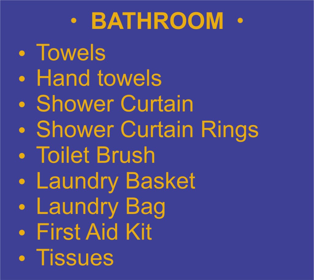 List - Bathroom - Garies Girl