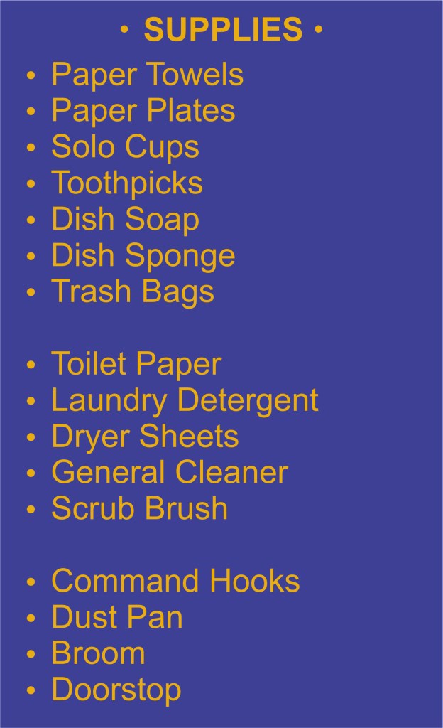 List - General Supplies - Garies Girl