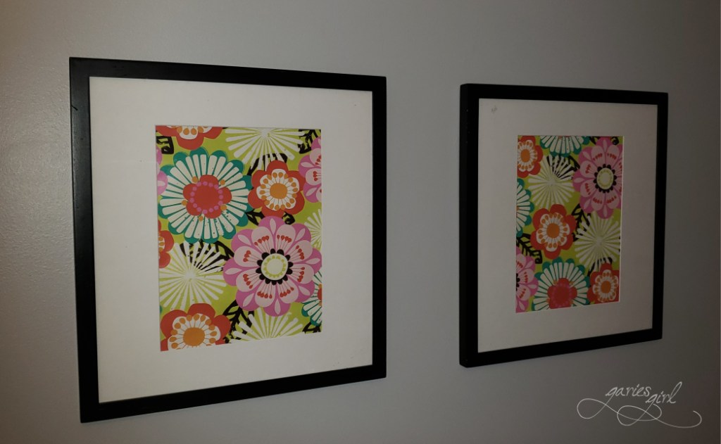 Giftwrapping Paper as Artwork - Garies Girl