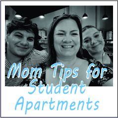 Mom Tips for Student Apartments
